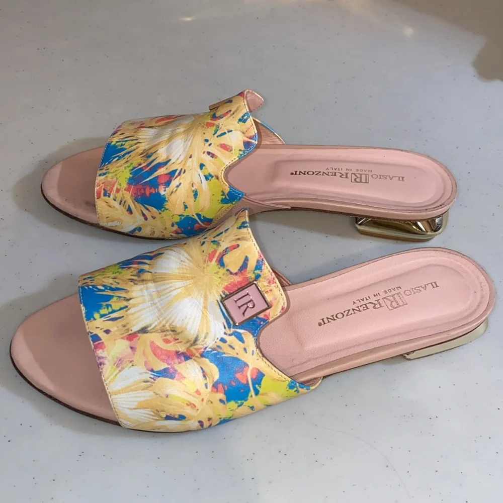 Sandals Renzoni, 100% Leather, size 10
